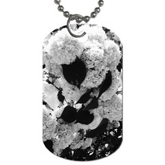 Black And White Snowballs Dog Tag (two Sides) by okhismakingart