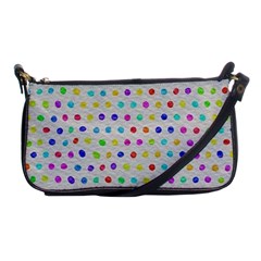 Social Disease - Polka Dot Design Shoulder Clutch Bag by WensdaiAmbrose