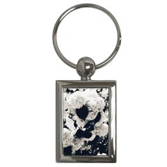 High Contrast Black And White Snowballs Key Chain (rectangle) by okhismakingart