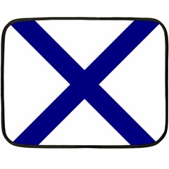 Saint Andrew s Cross Fleece Blanket (mini) by abbeyz71