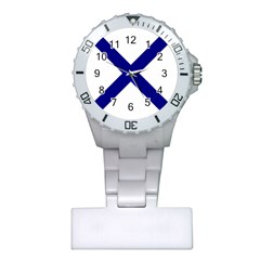 Saint Andrew s Cross Plastic Nurses Watch by abbeyz71