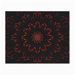 Fractal Glowing Abstract Digital Small Glasses Cloth (2 Sides) by Pakrebo