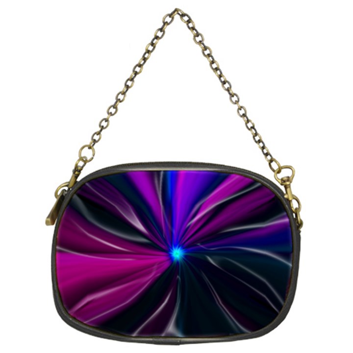 Abstract Background Lightning Chain Purse (Two Sides)