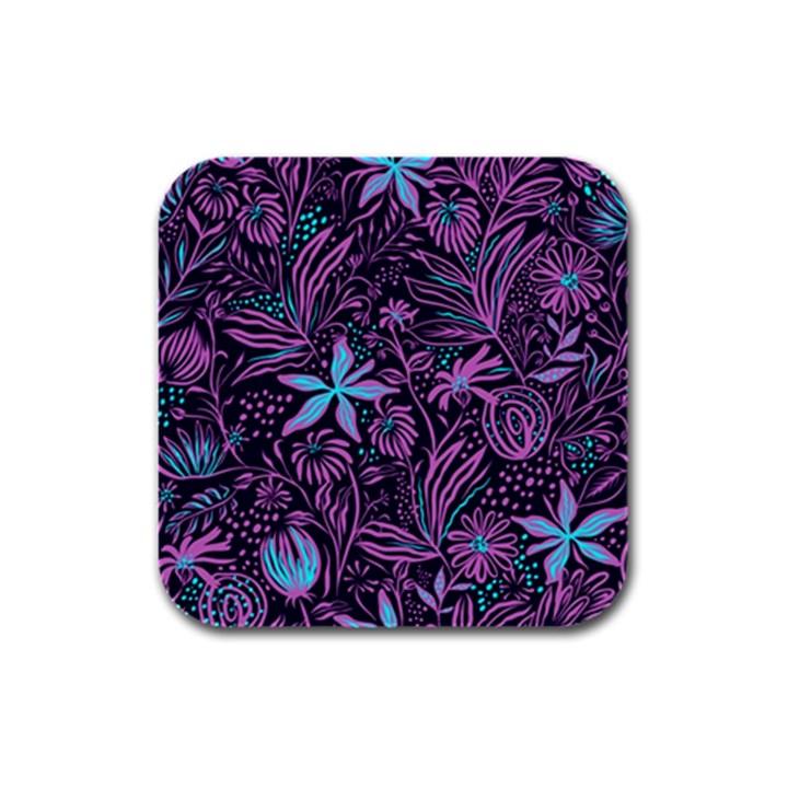 Stamping Rubber Square Coaster (4 pack) 