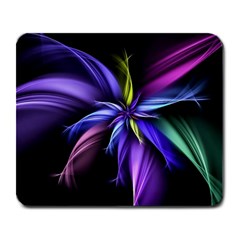 Fractal Floral Pattern Petals Large Mousepads