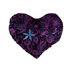 Stamping Standard 16  Premium Flano Heart Shape Cushions