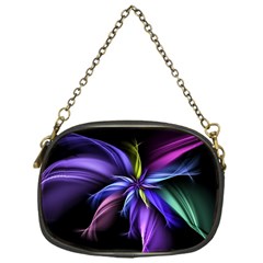 Fractal Floral Pattern Petals Chain Purse (One Side)