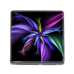 Fractal Floral Pattern Petals Memory Card Reader (Square 5 Slot)