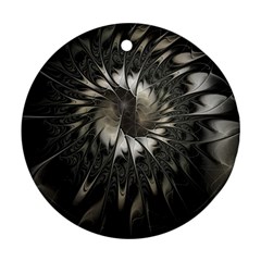 Fractal Abstract Pattern Silver Ornament (round)