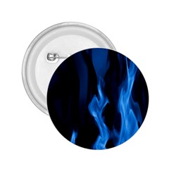 Smoke Flame Abstract Blue 2 25  Buttons by Pakrebo