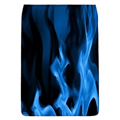 Smoke Flame Abstract Blue Removable Flap Cover (l)