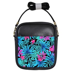 Leaves  Girls Sling Bag by Sobalvarro