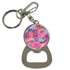 Leaves Bottle Opener Key Chain by Sobalvarro