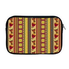 Traditional Africa Border Wallpaper Pattern Colored 4 Apple Macbook Pro 17  Zipper Case by EDDArt