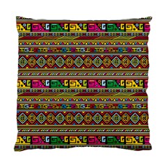 Traditional Africa Border Wallpaper Pattern Colored Standard Cushion Case (two Sides) by EDDArt