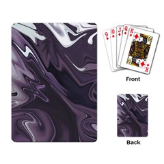 Purple Marble Digital Abstract Playing Cards Single Design (rectangle) by Pakrebo