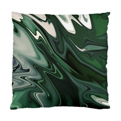 Green Marble Digital Abstract Standard Cushion Case (one Side) by Pakrebo