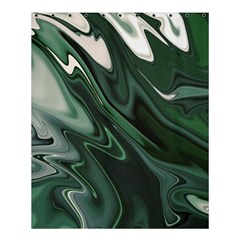 Green Marble Digital Abstract Shower Curtain 60  X 72  (medium)  by Pakrebo