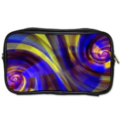 Soft Swirls Fractal Design Toiletries Bag (one Side) by Pakrebo