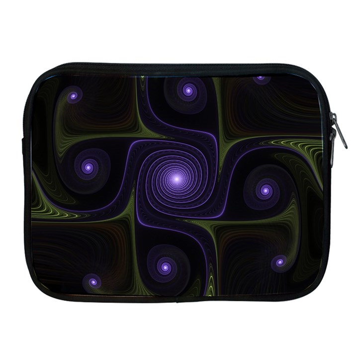 Fractal Colors Pattern Abstract Apple iPad 2/3/4 Zipper Cases