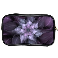 Fractal Flower Lavender Art Toiletries Bag (one Side)