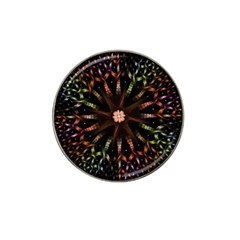 Fractal Colorful Pattern Texture Hat Clip Ball Marker (4 Pack)