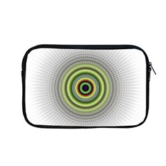 Fractal Mandala White Background Apple MacBook Pro 13  Zipper Case