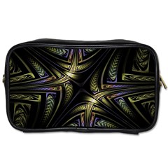 Fractal Braids Texture Pattern Toiletries Bag (one Side)