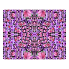 World Wide Blooming Flowers In Colors Beautiful Double Sided Flano Blanket (large)  by pepitasart