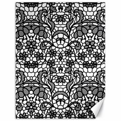 Lace Seamless Pattern With Flowers Canvas 18  X 24  by Sobalvarro