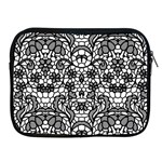 Lace Seamless Pattern With Flowers Apple iPad 2/3/4 Zipper Cases Front