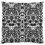 Lace Seamless Pattern With Flowers Large Flano Cushion Case (One Side) Front