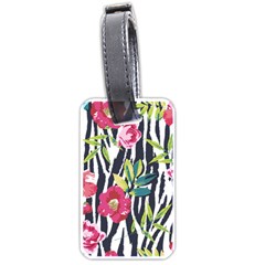 Seamless Flower Patterns Vector 01 Luggage Tag (one Side) by Sobalvarro