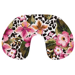 Seamless Flower Patterns Vector 03 Travel Neck Pillow by Sobalvarro
