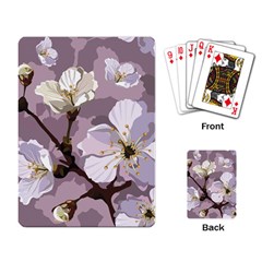 Peach Blossom Seamless Pattern Vector Playing Cards Single Design (rectangle) by Sobalvarro