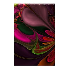 Fractal Abstract Colorful Floral Shower Curtain 48  X 72  (small)  by Pakrebo