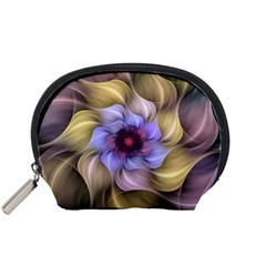Fractal Flower Petals Colorful Accessory Pouch (small)