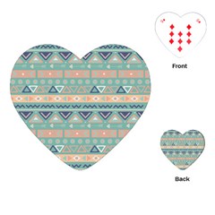 Tribal Playing Cards Single Design (heart) by Sobalvarro