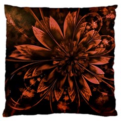 Fractal Painting Flower Texture Large Flano Cushion Case (two Sides) by Pakrebo