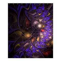 Fractal Purple Abstract Detail Shower Curtain 60  X 72  (medium)  by Pakrebo