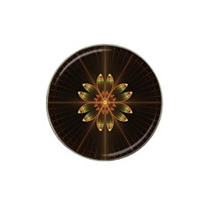 Fractal Floral Mandala Abstract Hat Clip Ball Marker (4 Pack)