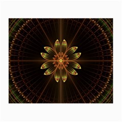 Fractal Floral Mandala Abstract Small Glasses Cloth by Pakrebo