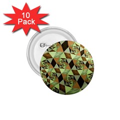 Fractal Mosaic Abstract Fractal Art 1 75  Buttons (10 Pack)