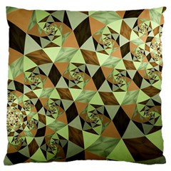 Fractal Mosaic Abstract Fractal Art Large Cushion Case (two Sides) by Pakrebo