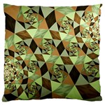 Fractal Mosaic Abstract Fractal Art Large Cushion Case (Two Sides) Front