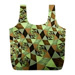 Fractal Mosaic Abstract Fractal Art Full Print Recycle Bag (L) Front