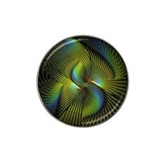 Fractal Abstract Design Fractal Art Hat Clip Ball Marker (4 Pack)