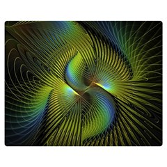 Fractal Abstract Design Fractal Art Double Sided Flano Blanket (medium)  by Pakrebo