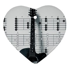 Guitar Chords Guitar Chords Chord Ornament (heart) by Pakrebo