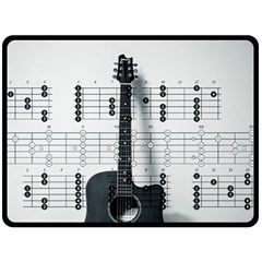 Guitar Chords Guitar Chords Chord Double Sided Fleece Blanket (large)  by Pakrebo